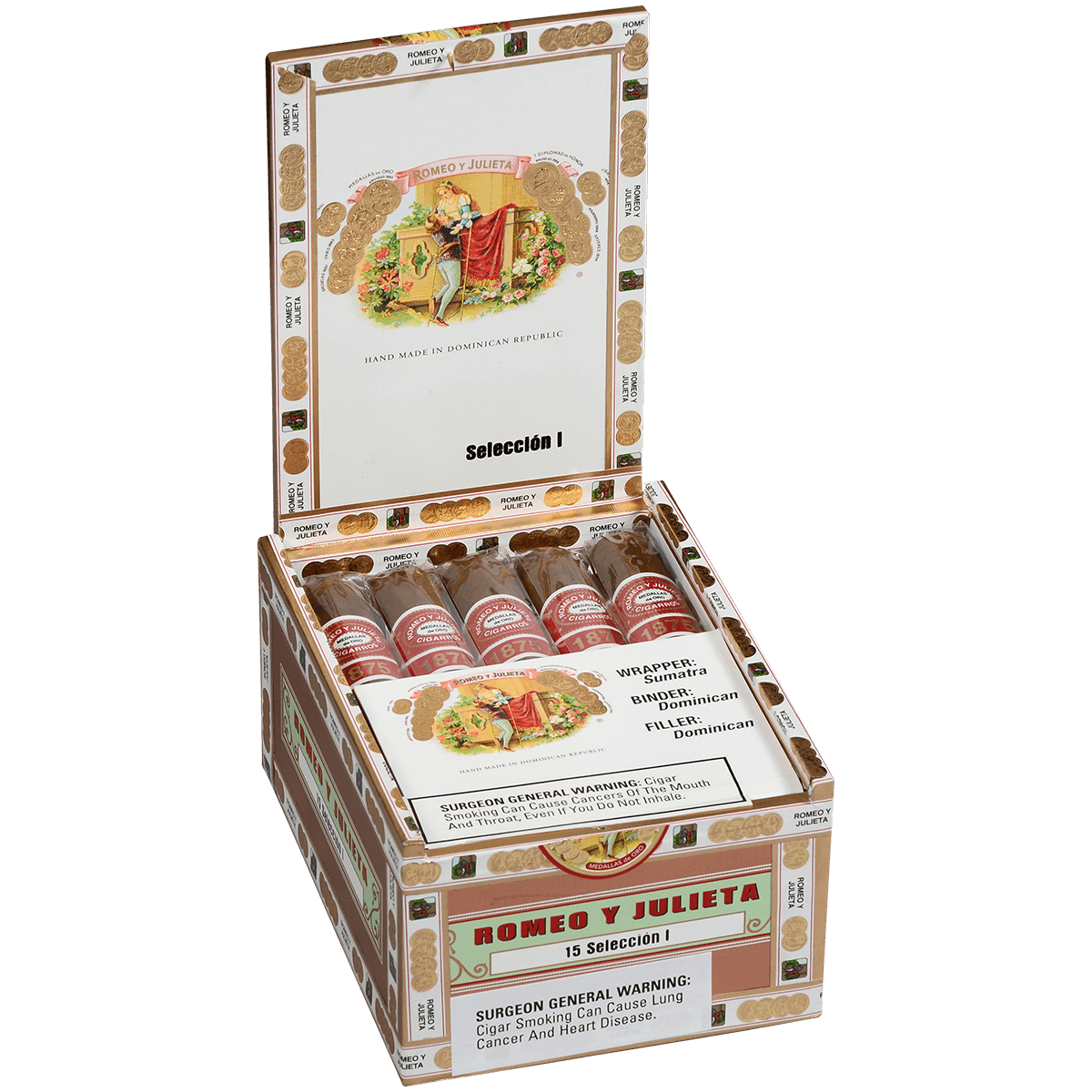 Romeo Y Julieta Seleccion 1875 I Robusto 15 Ct. Box 5.00X50
