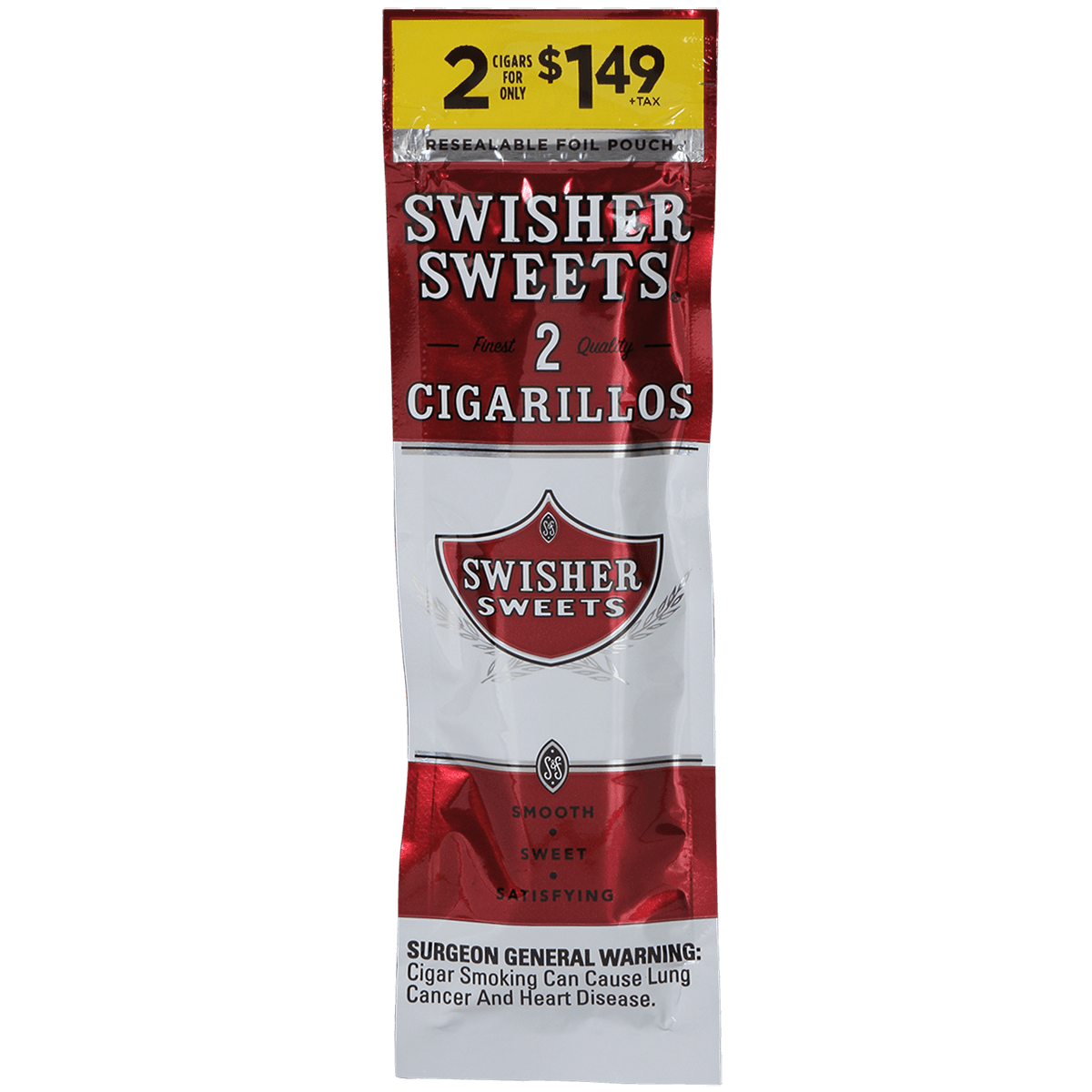 Swisher Sweets Cigarillos Regular 60 Ct. 30/2 For $1.49 Packs 4.00X30