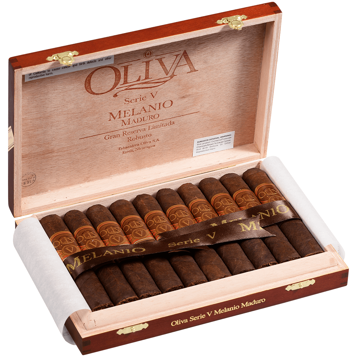 Oliva Serie V Melanio Maduro Robusto 10 Ct. Box 5.00X52