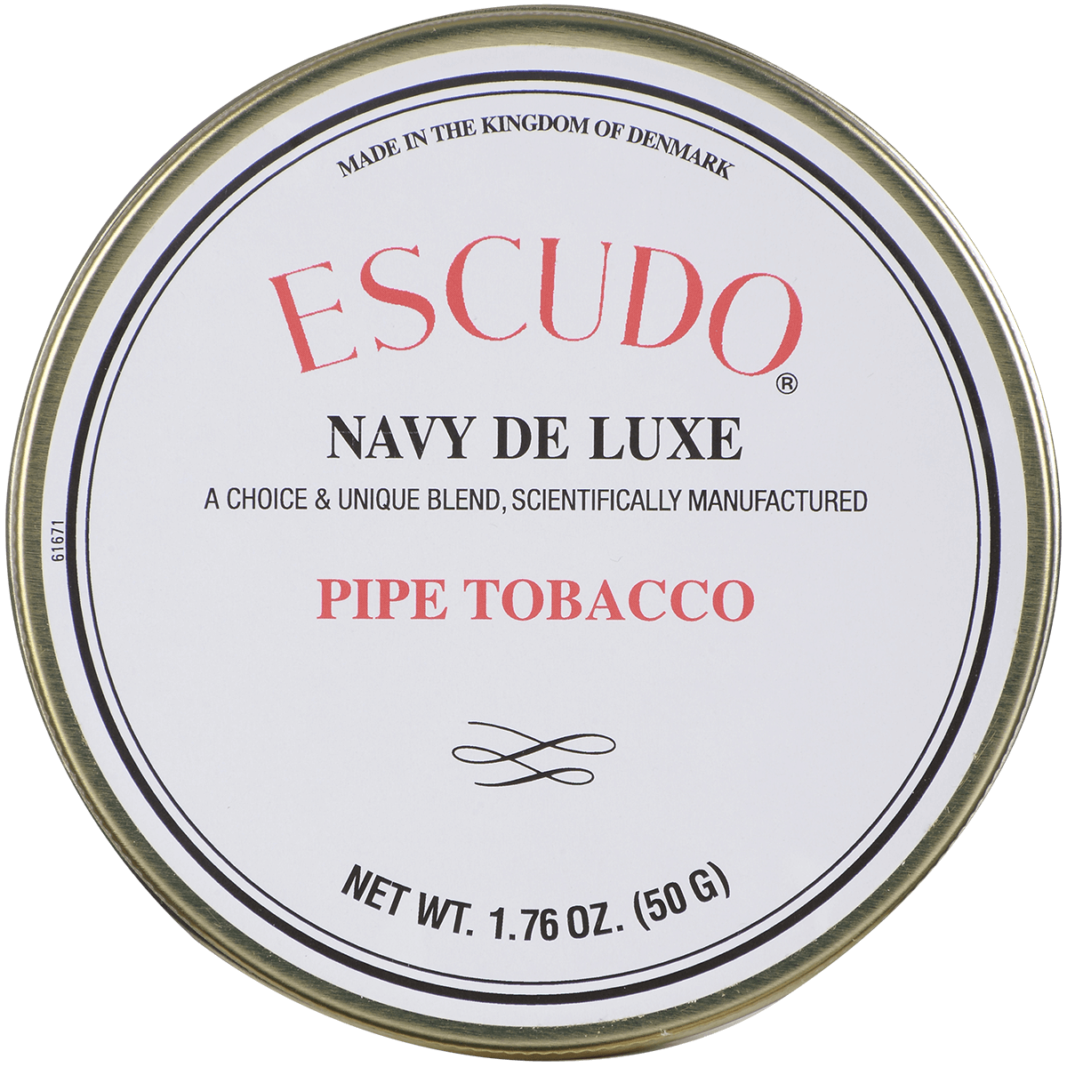 Escudo Navy De Luxe 50 Gram 1.76 Oz
