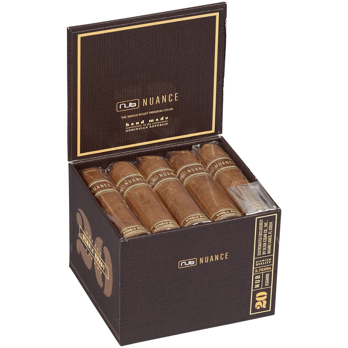 Nub Nuance Single Roast 354 20 Ct. Box 3.75X54