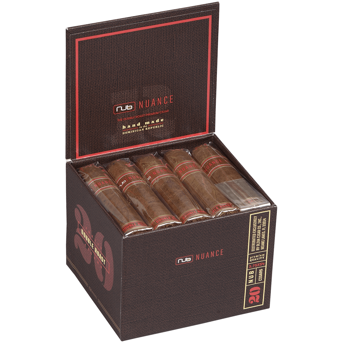 Nub Nuance Double Roast 354 20 Ct. Box 3.75X54