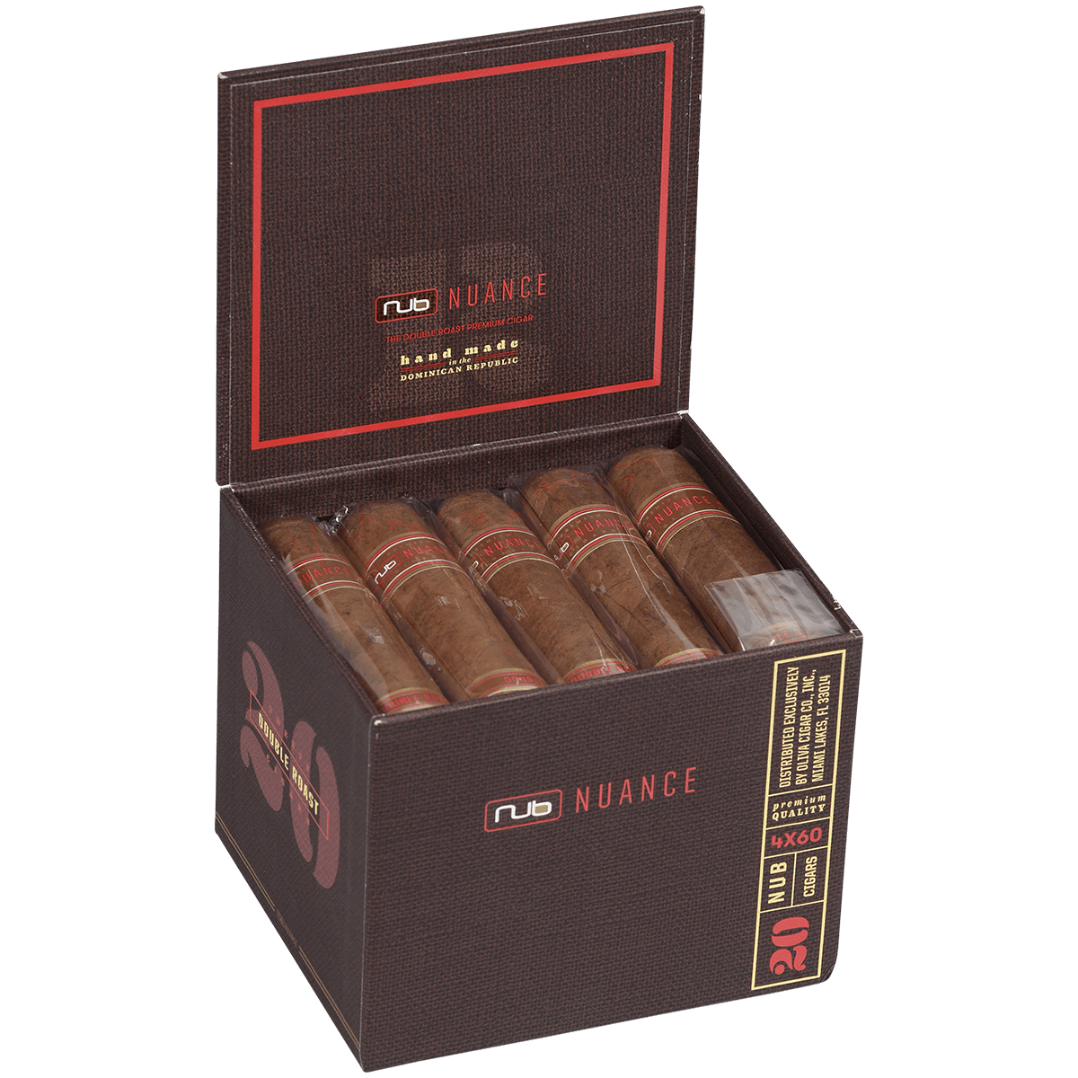 Nub Nuance Double Roast 460 20 Ct. Box 4.00X60Nuance/