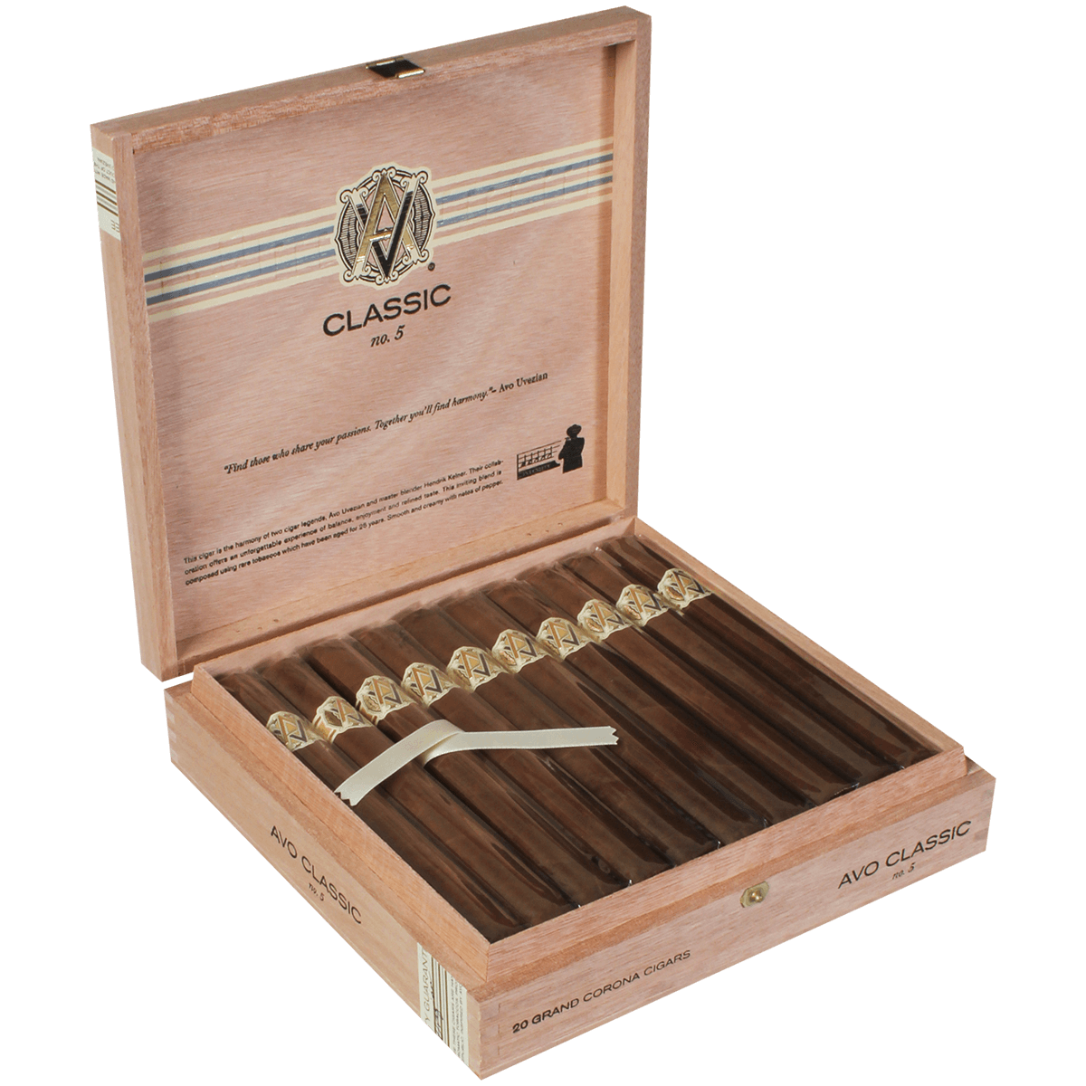 Avo Classic No. 5 Grand Corona 20 Ct. Box 6.88X46