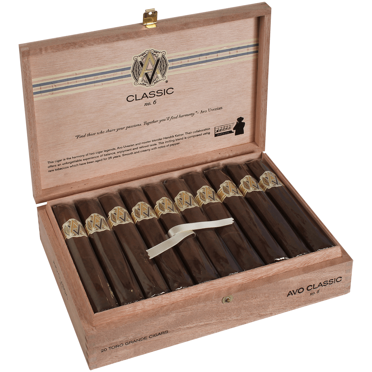 Avo Classic No. 6 Toro Grande 20 Ct. Box 6.00X60