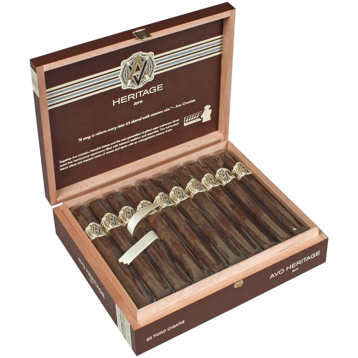 Avo Heritage Toro 20 Ct. Box 6.00X50