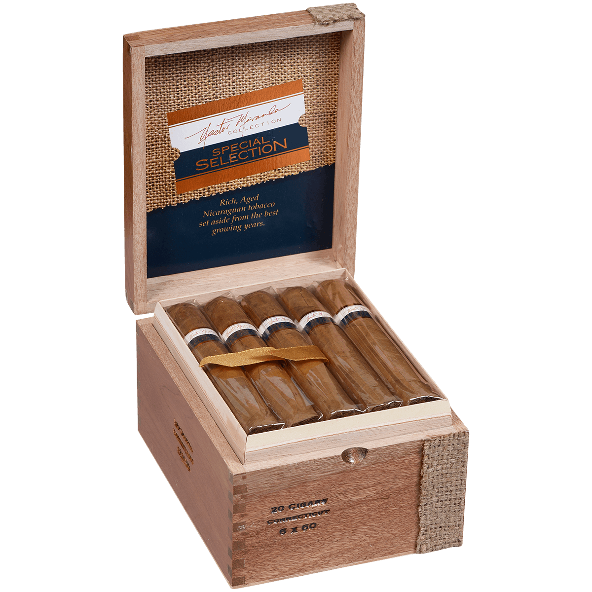 Nestor Miranda Collection Connecticut Gran Toro 20 Ct. Box 6.00X60
