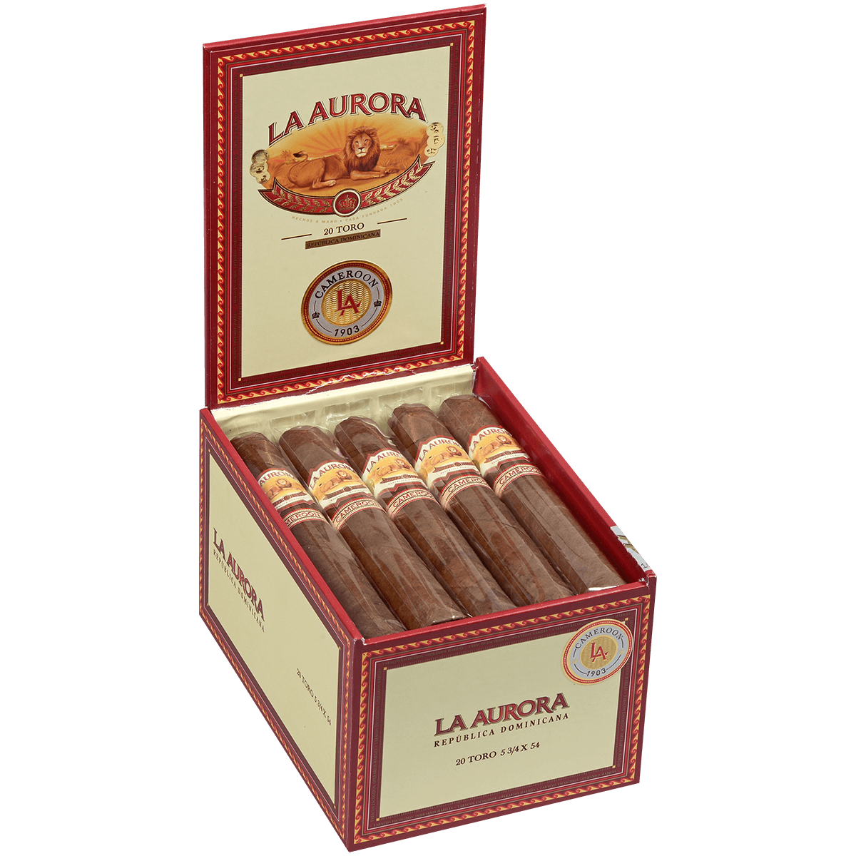 La Aurora Connecticut 1987 Churchill 20 Ct. Box 7.00X47