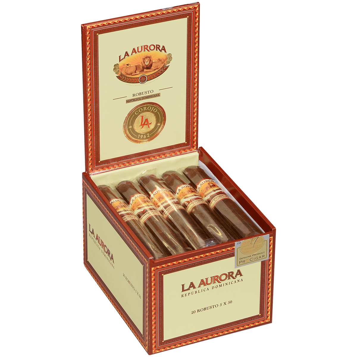La Aurora Corojo 1962 Robusto 20 Ct. Box 5.00X50