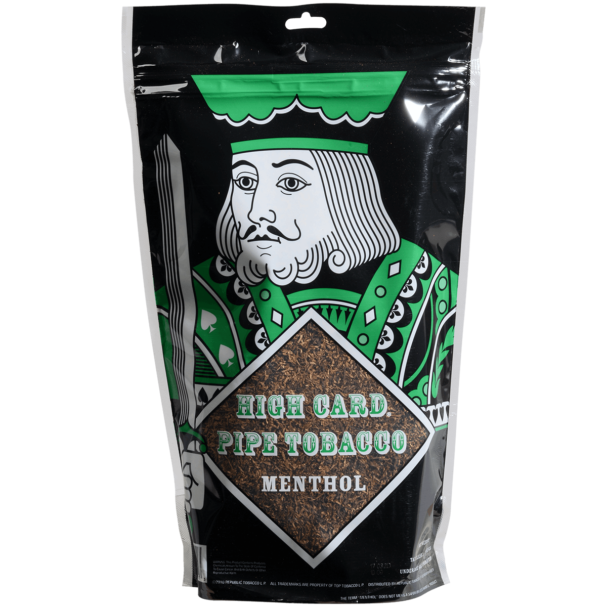 High Card Pipe Tobacco Menthol Large 12 Oz Bag