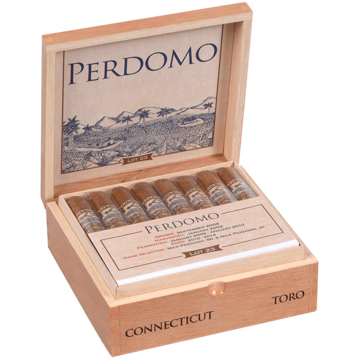 Perdomo Lot 23 Connecticut Toro 24 Ct. Box 6.00X50