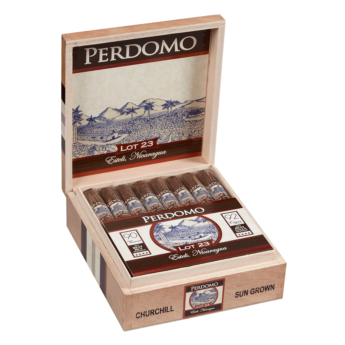 Perdomo Lot 23 Natural Churchill 24 Ct. Box 7.00X50