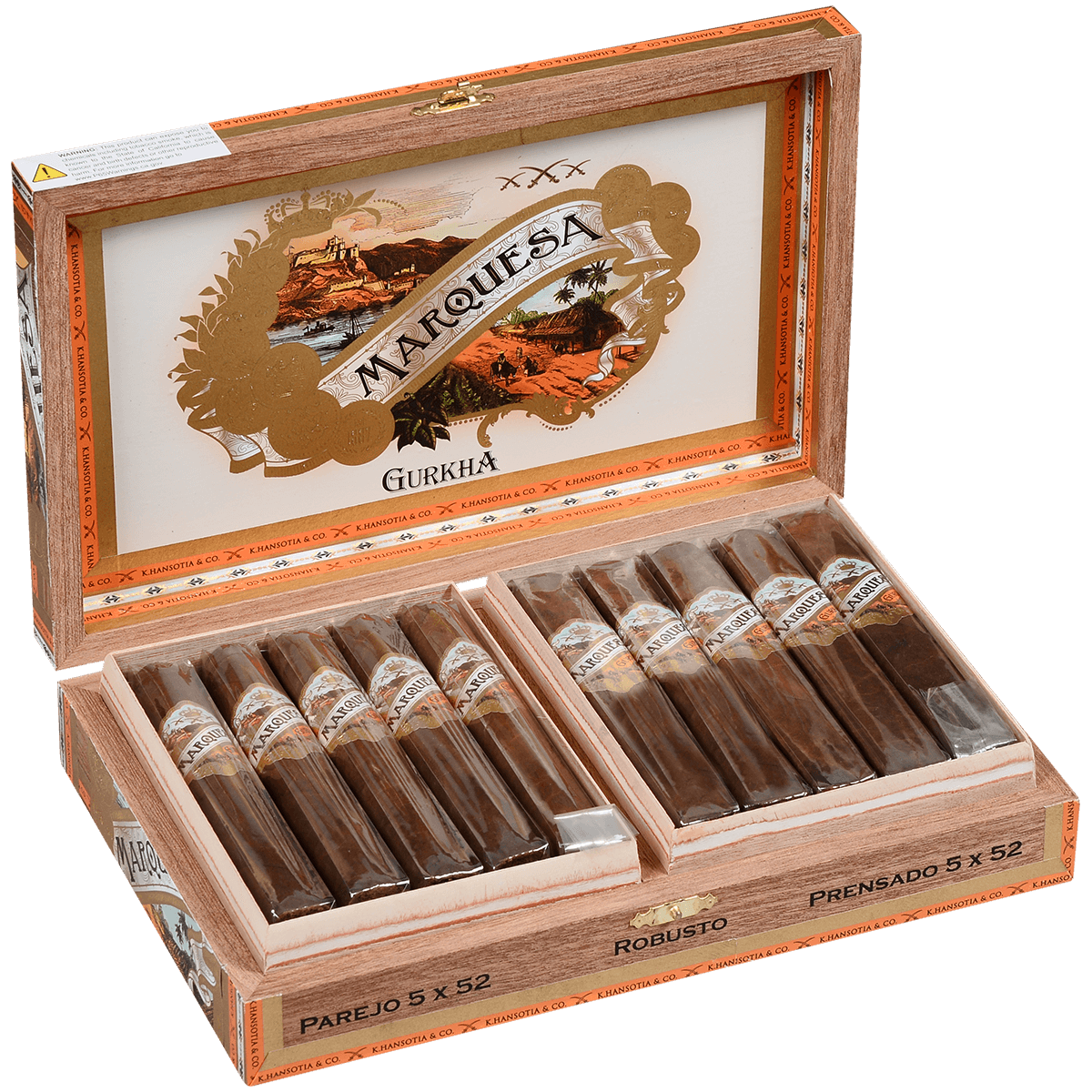 Gurkha Marquesa Robusto 20 Ct. Box 5.00X52