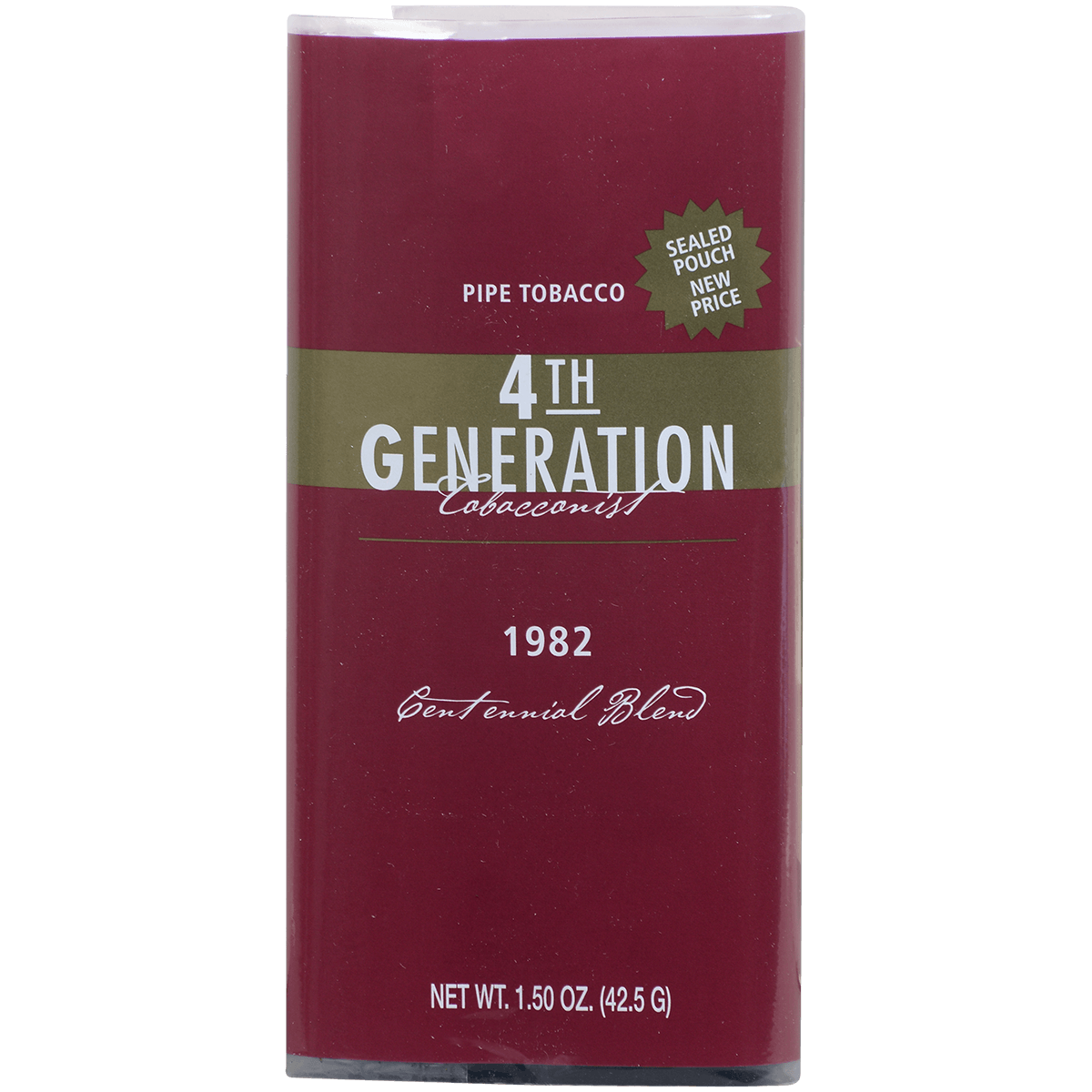 Pipe Tobacco 4Th Generation 1982 1/5 Ct. Pouch Display 1.50 Oz.