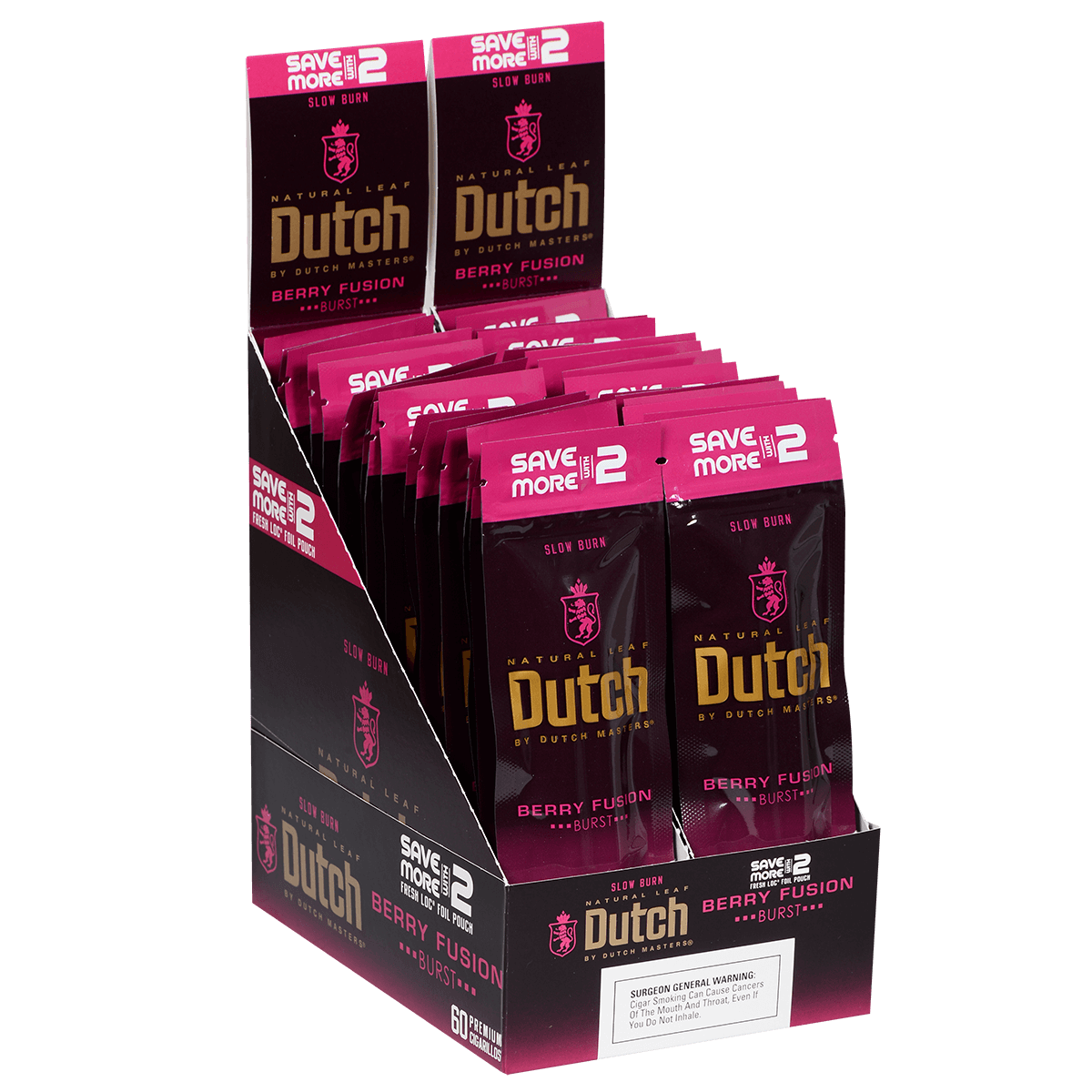 Dutch Masters Dutch Cigarillos Fresh Loc Berry Fusion 20/3 Packs