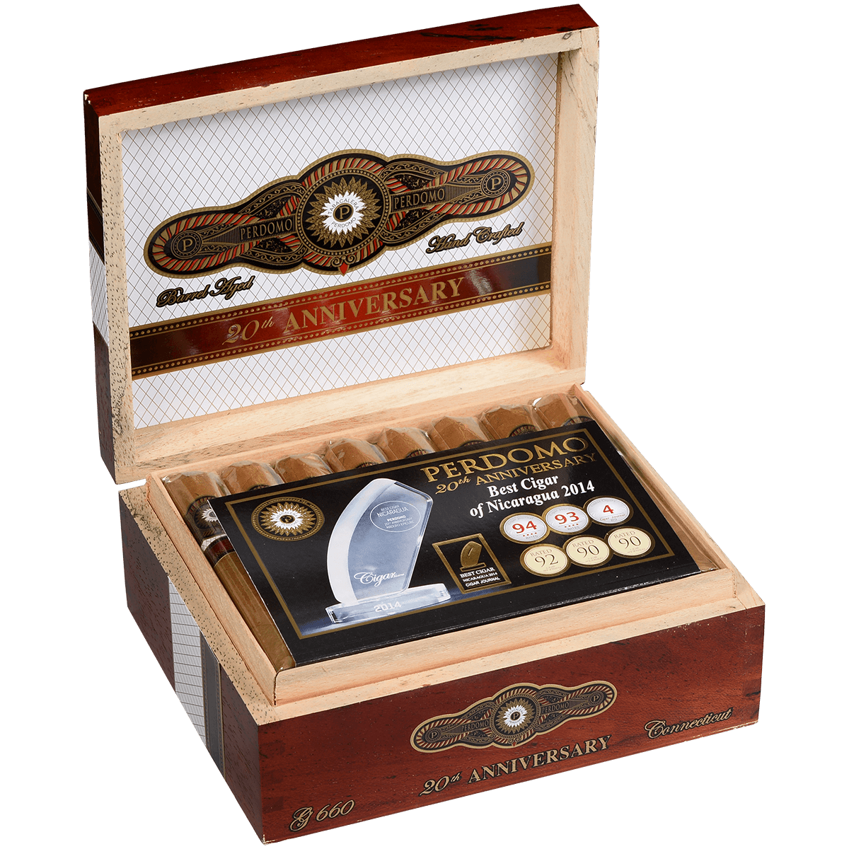 Perdomo 20Th Anniversary Connecticut Gordo 24 Ct. Box 6.00X60