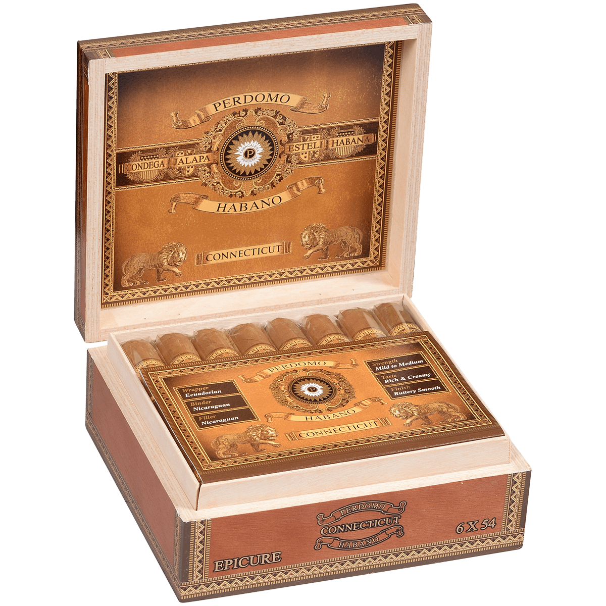 Perdomo Habano Bba Connecticut Epicure 24 Ct. Box 6.00X54