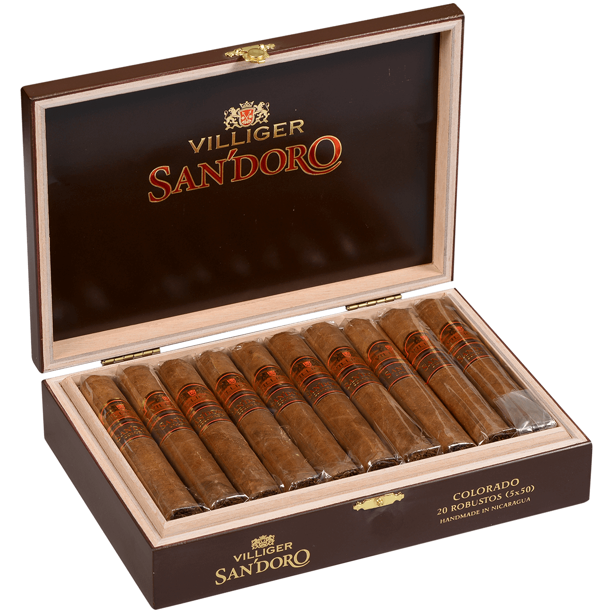 Villiger Sandoro Colorado Robusto 20 Ct. Box 5.00X50