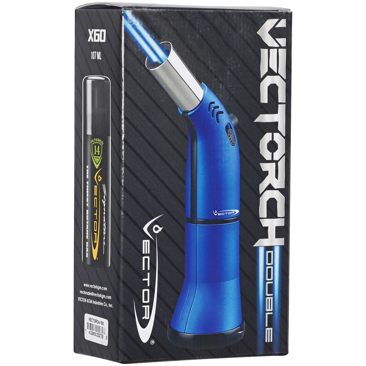 Lighter Vector Vectorch Double Flame Copper Gold Matte