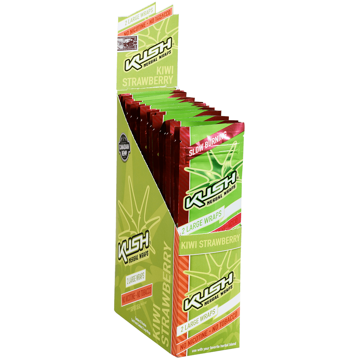 **WRAPS KUSH HERBAL KIWI STRAWBERRY 25/2 CT.
