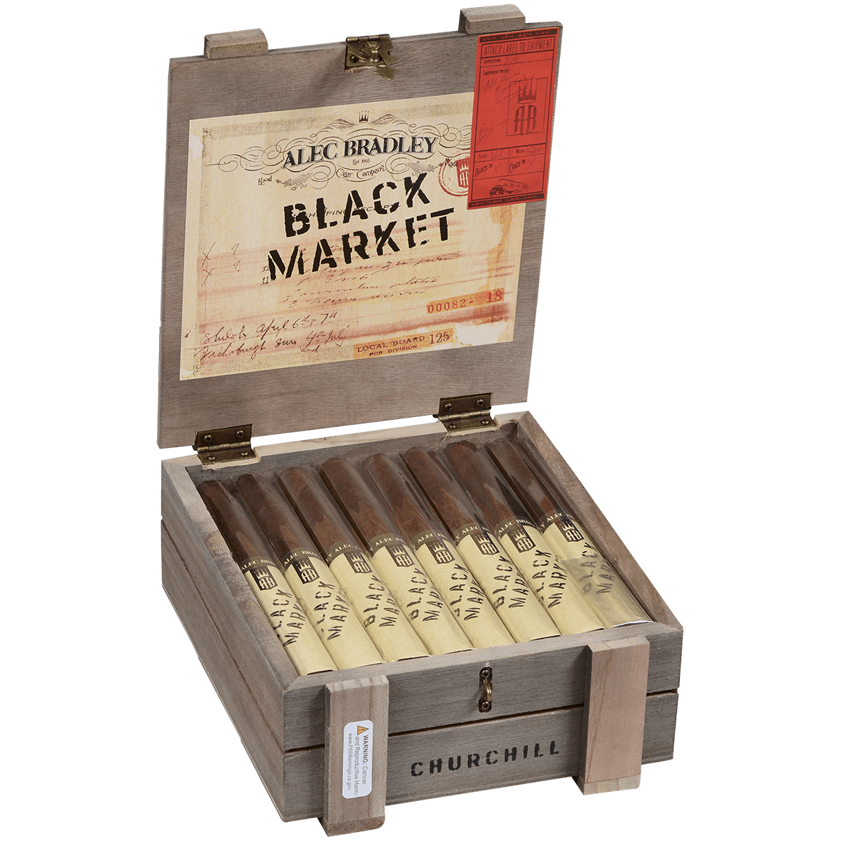 Black Market By Alec Bradley Churchill 24 Ct. Box 7.00X50