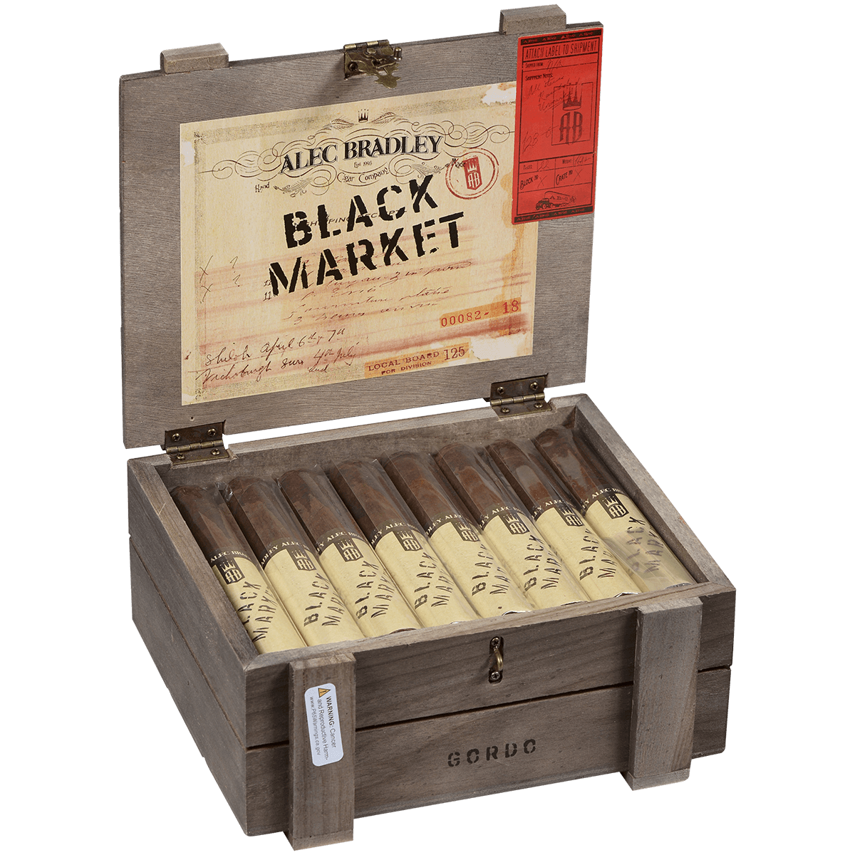 Black Market By Alec Bradley Gordo 24 Ct. Box 6.00X60
