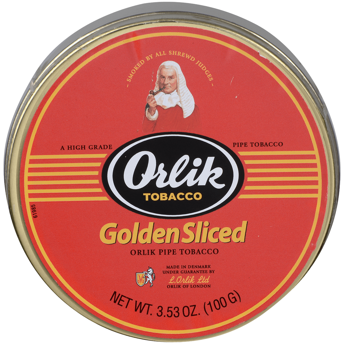 Orlik Golden Sliced Tin 100 Gram