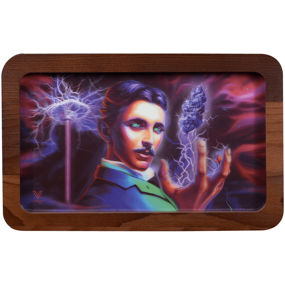 Rolling Tray V-Syndicate Medium High Def High Voltage 3D 7"X11"