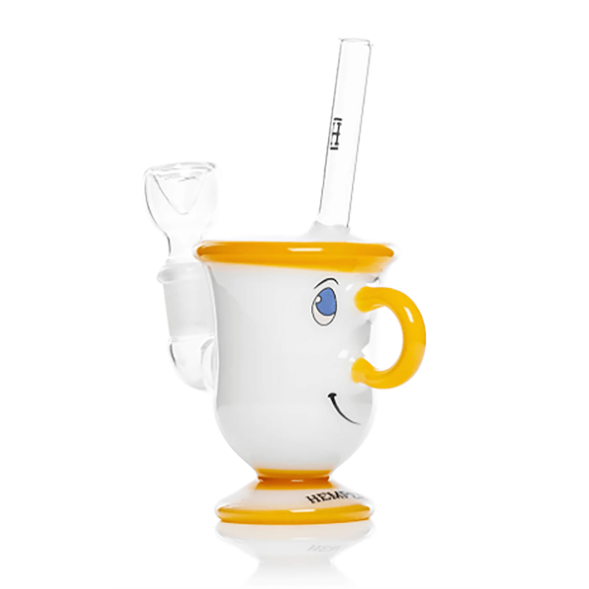 Glass Pipe Hemper Tea Cup Showerhead Perc 6" Water Pipe(Wp0223)