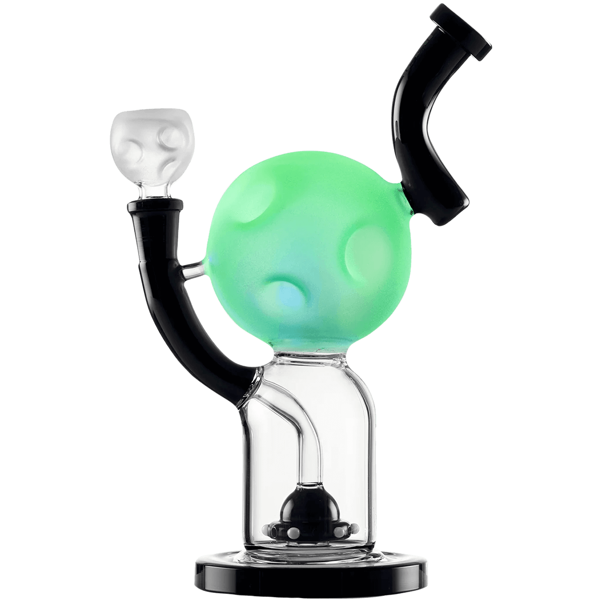 **GLASS PIPE HEMPER XL MOON UFO DOME PERC 9" WATER PIPE(XL-JWP130)