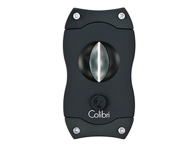 Cigar V-Cutter Colibri Black Rubber & Black Ss Blade 60 Ring Gauge 7Mm Deep