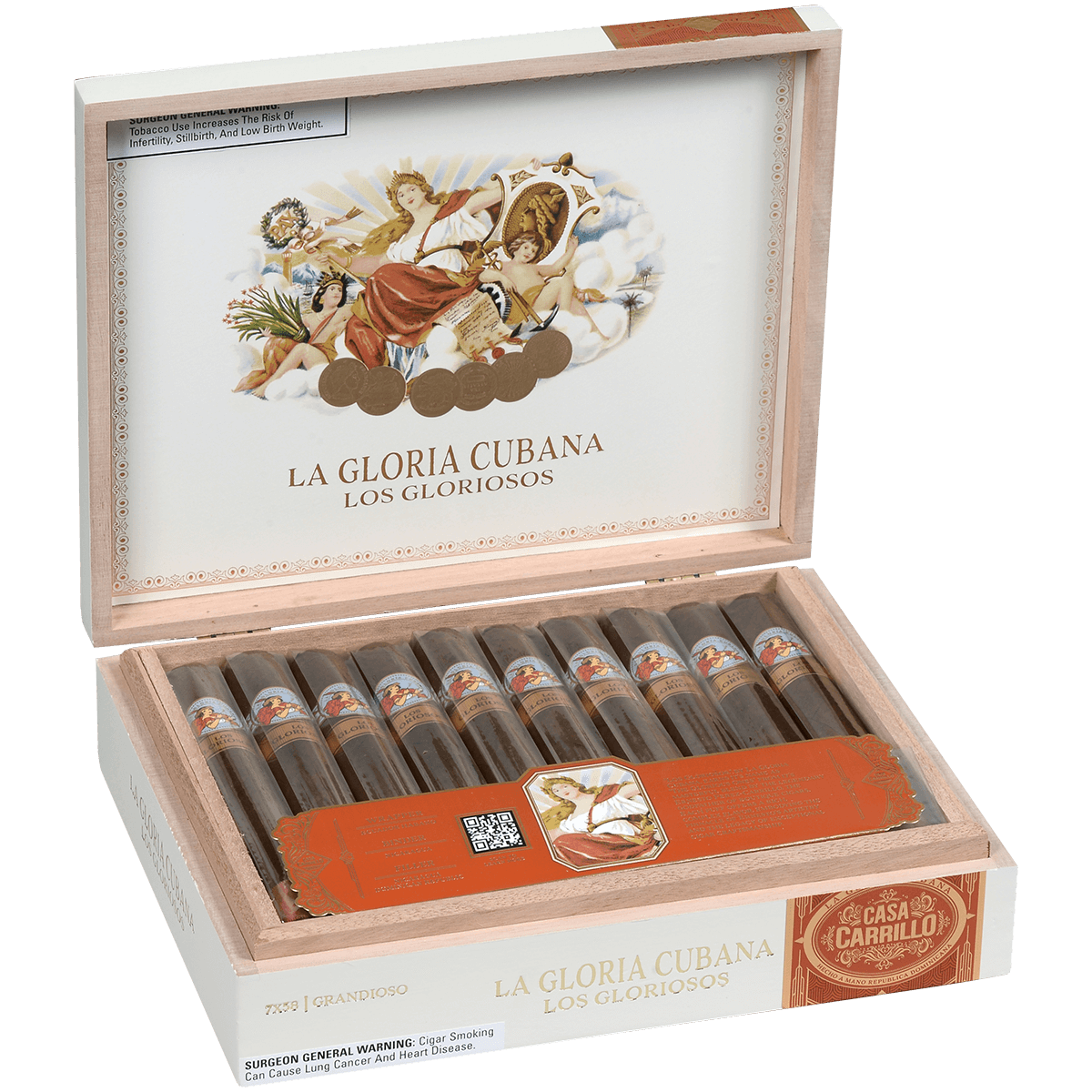 La Gloria Cubana Los Gloriosos Grandioso 20 Ct. Box 7.00X58