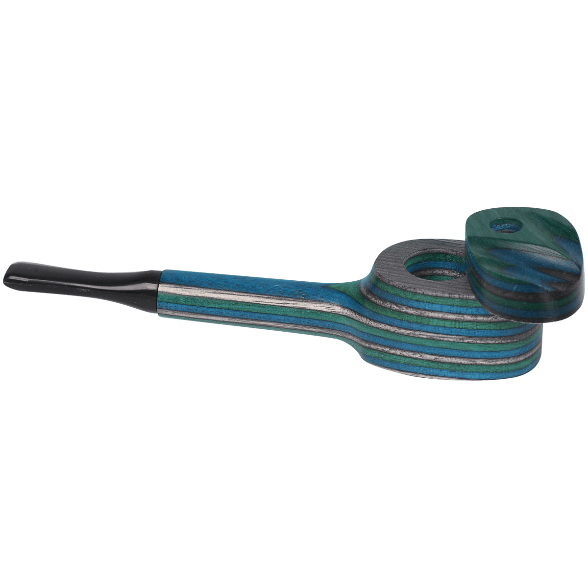Pipes The Mill Rainbow Wood Pipe Swivel Cap 4"