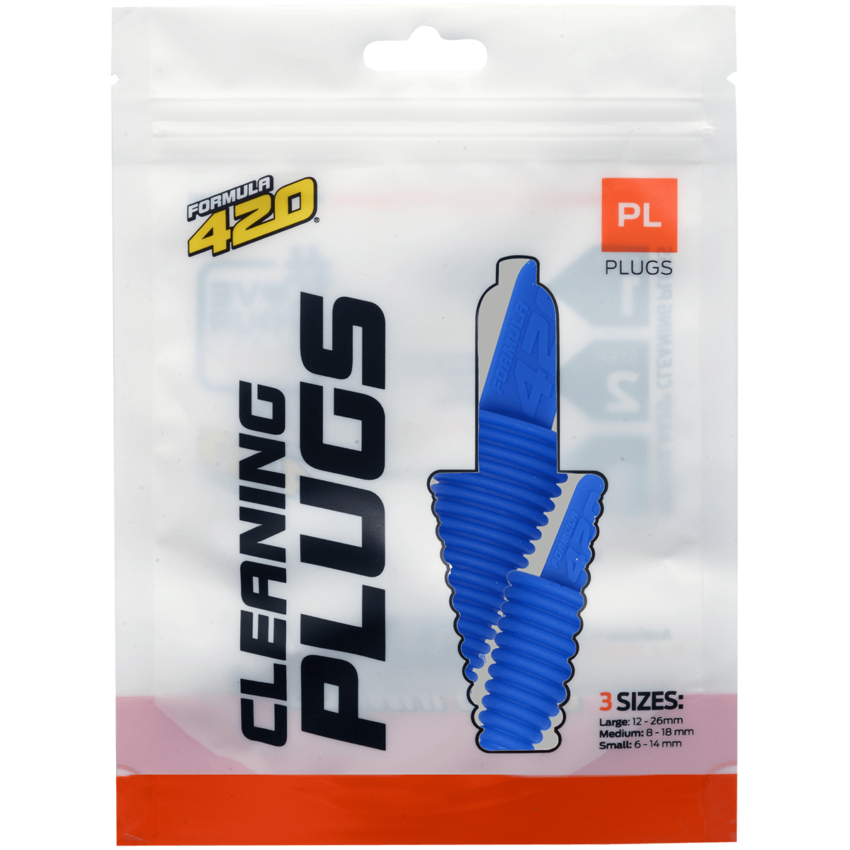 Cleaning Plugs Formula 420 Blue (Large Medium Small)