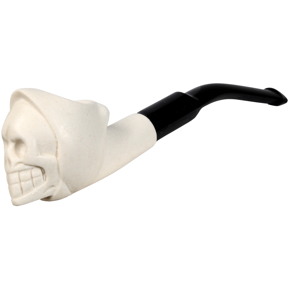 Pipes Mini Meerschaum Grim Reaper Design In Bubble Bag