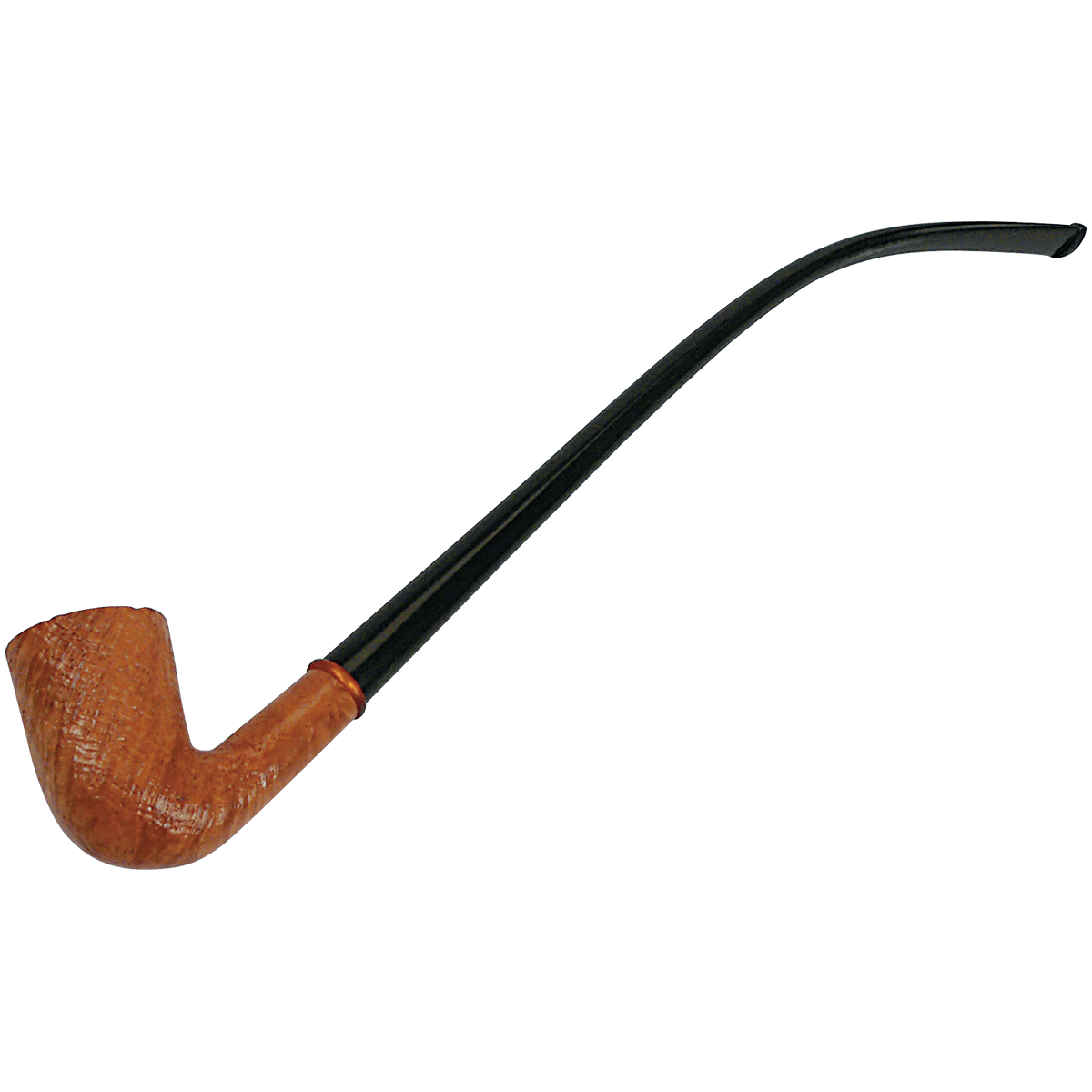Pipes H.I.S. Churchwarden Rustic Sandblast 1 Ct. 11"