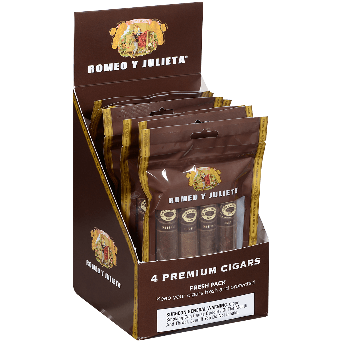 Romeo Y Julieta Reserve Toro Fresh Pack 8/4 Ct. Display