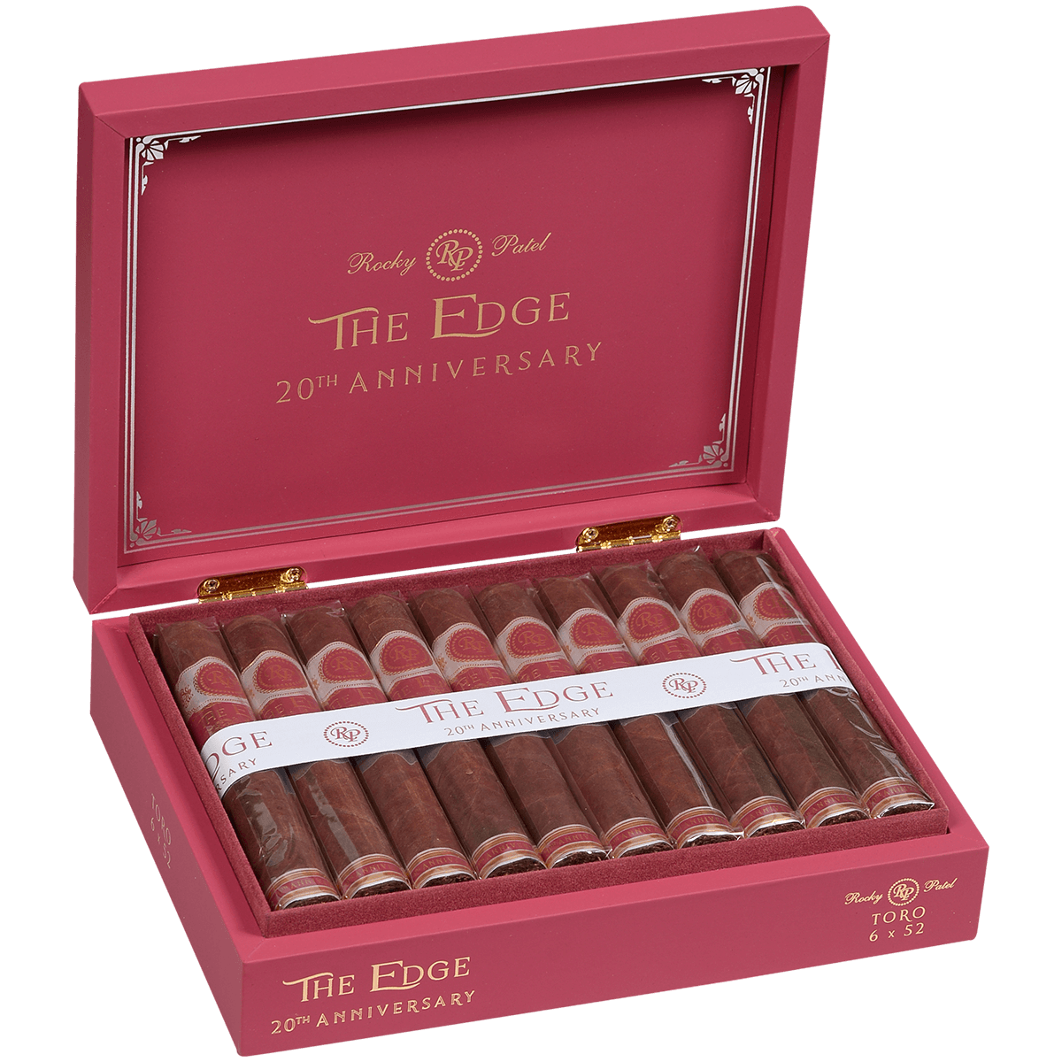 Rocky Patel The Edge 20Th Anniversary Toro 20 Ct. Box 6.00X52
