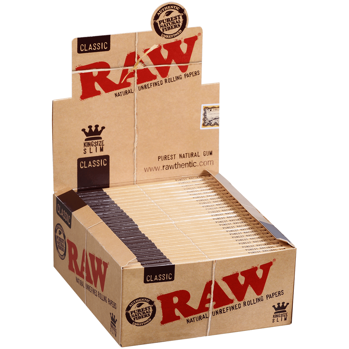 Papers Raw Classic King Slim 110 Mm 50/32 Ct.Box