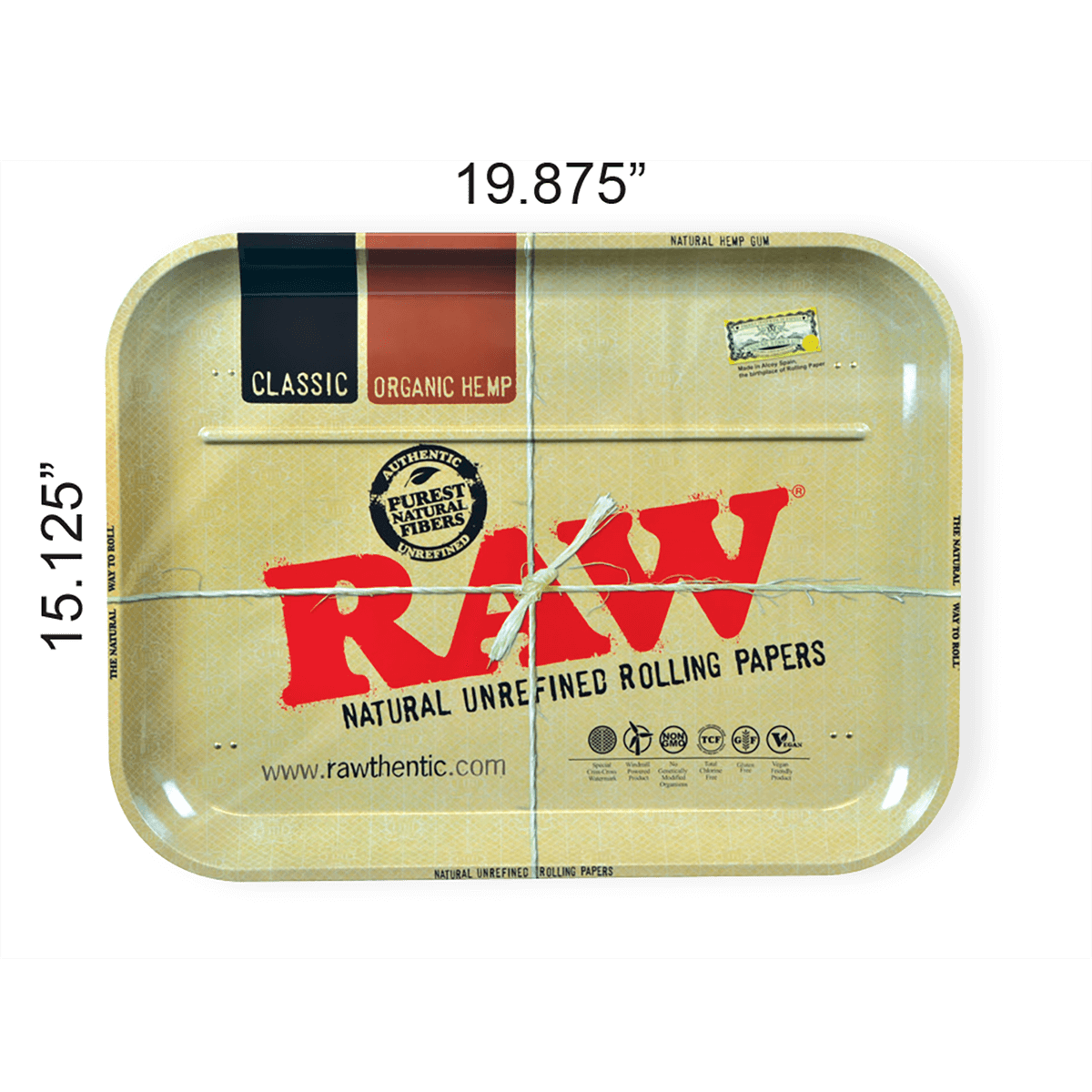 Rolling Metal Tray Raw Xxl