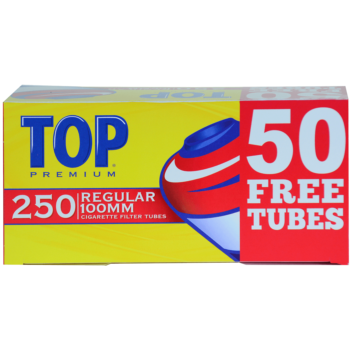 Cigarette Filter Tubes Top 100Mm Regular Bonus 250 Ct. Box