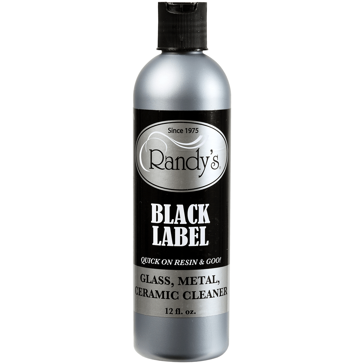 Cleaner Randys Black Label Glass Metal And Ceramic Cleaner 12 Oz.