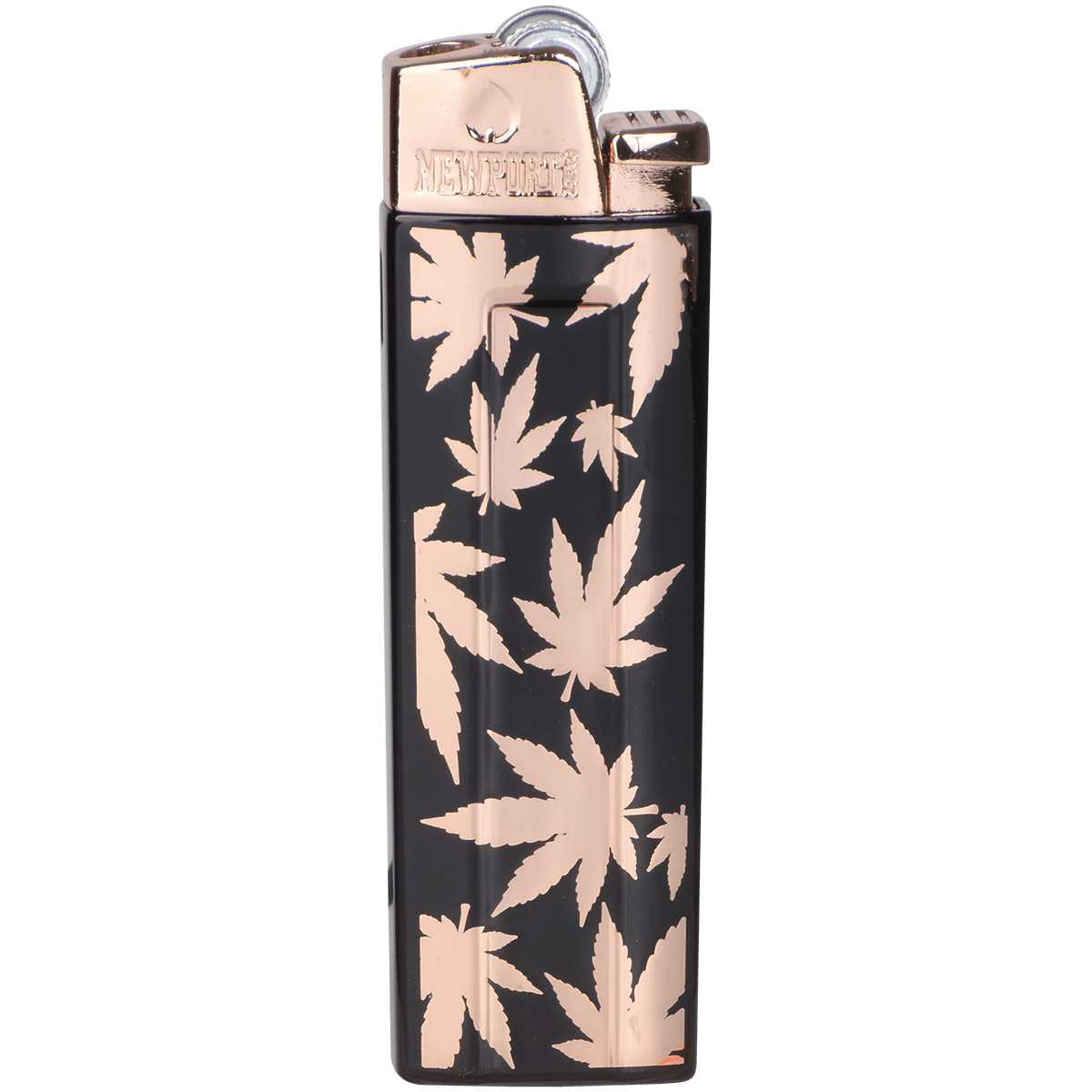 Lighter Newport Zero Single Jet Flame Leaf Design 12 Ct. Display