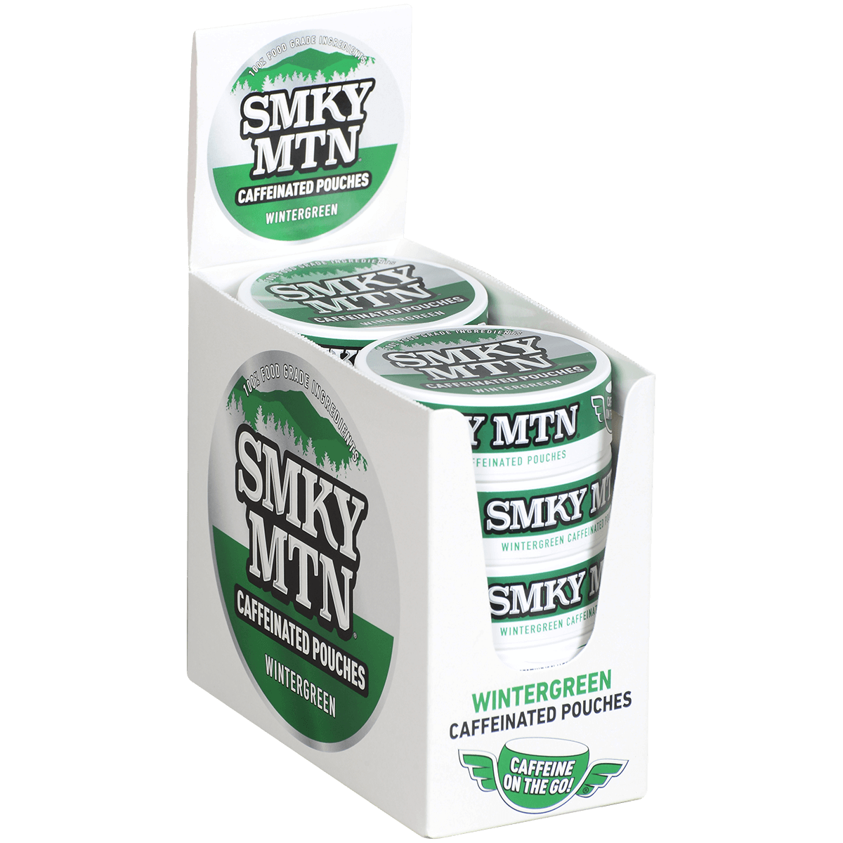 Moist Snuff Non Tobacco Smokey Mountain Wintergreen Pouches 10'S 0.7 Oz