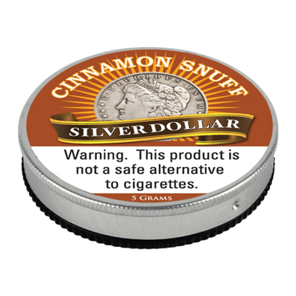 Dry Snuff Silver Dollar Menthol Tins 5 Gram 12 Ct. Display