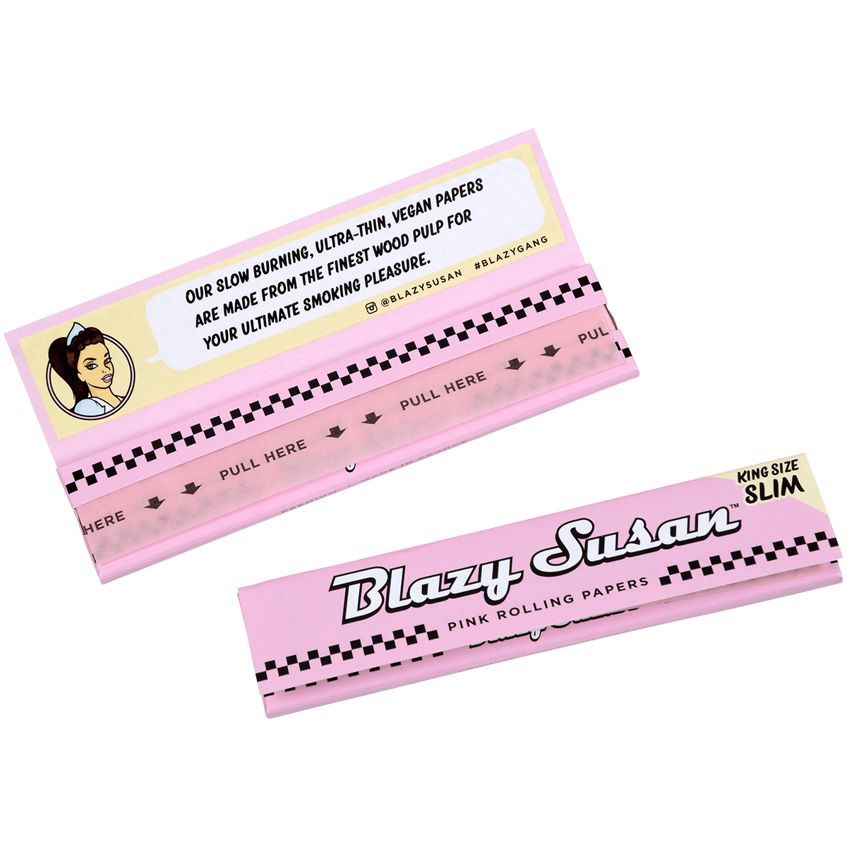 Papers Blazy Susan Pink King Size Slim 50/50 Ct. Display
