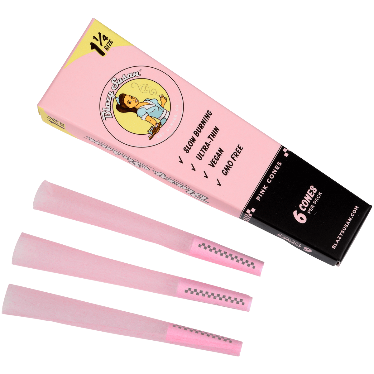Papers Blazy Susan Pink Cones 1 1/4 21/6 Ct. Display
