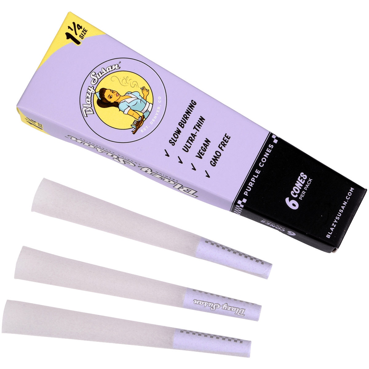 Papers Blazy Susan Purple Cones 1 1/4 21/6 Ct. Display