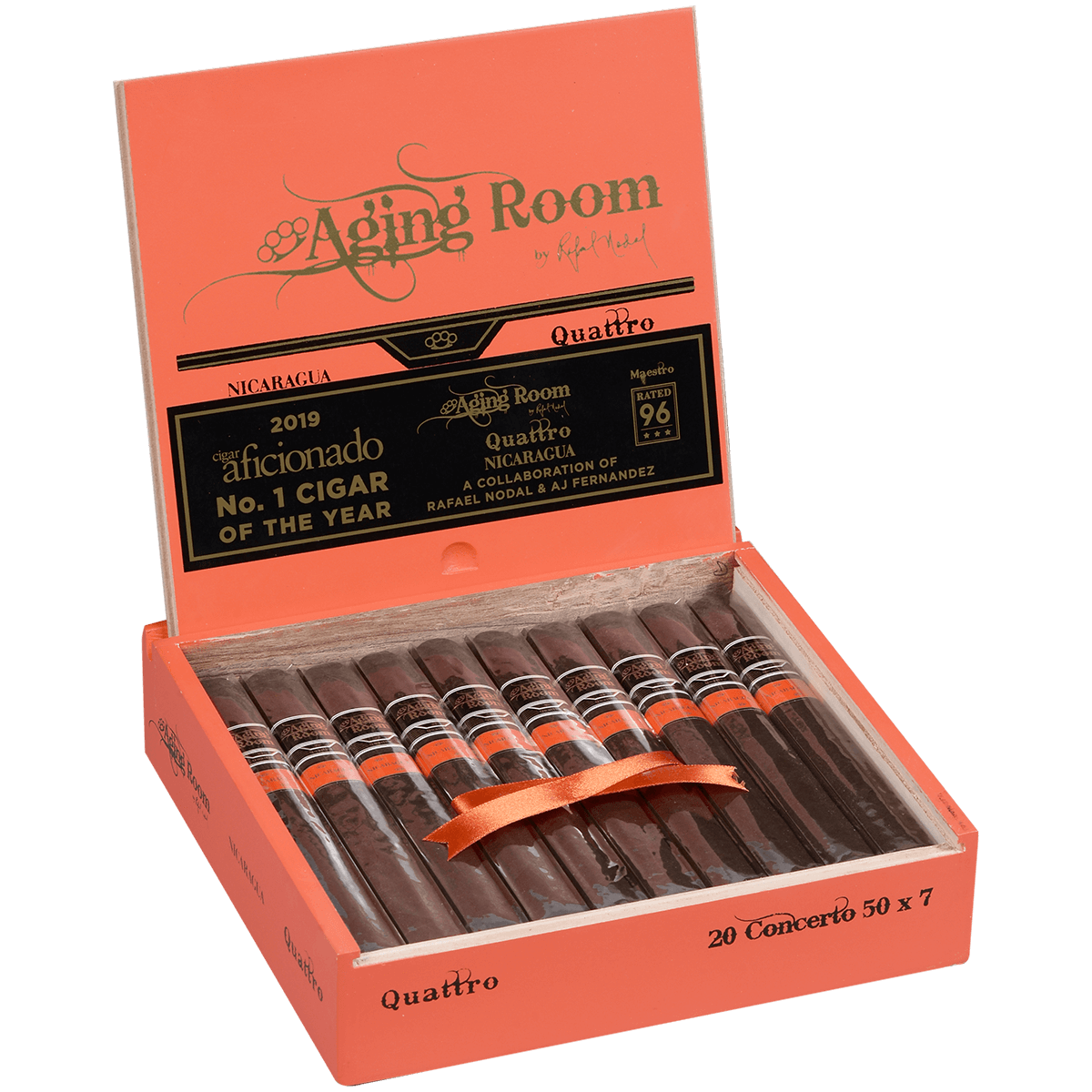 Aging Room Quattro Nicaragua Concerto 20 Ct. Box 7.00X50