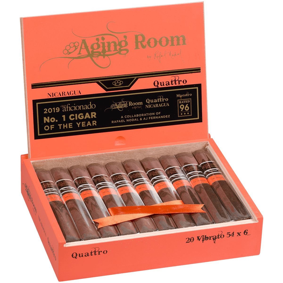 Aging Room Quattro Nicaragua Vibrato 20 Ct. Box 6.00X54
